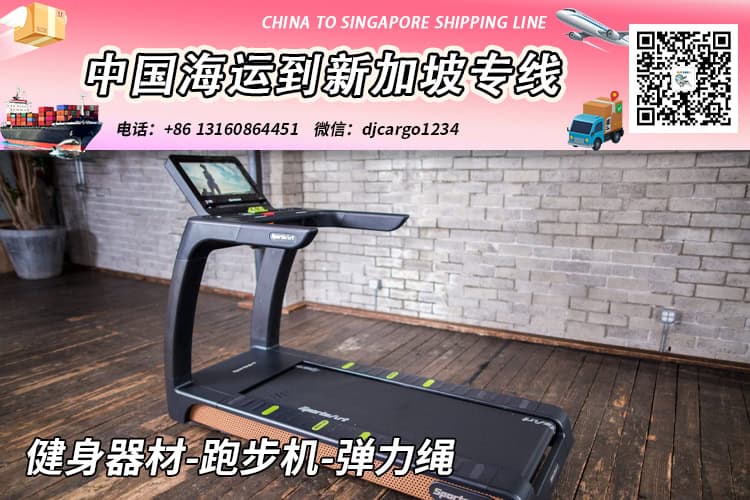 健身器材-跑步机-弹力绳海运整柜/拼箱到新加坡双清门到门